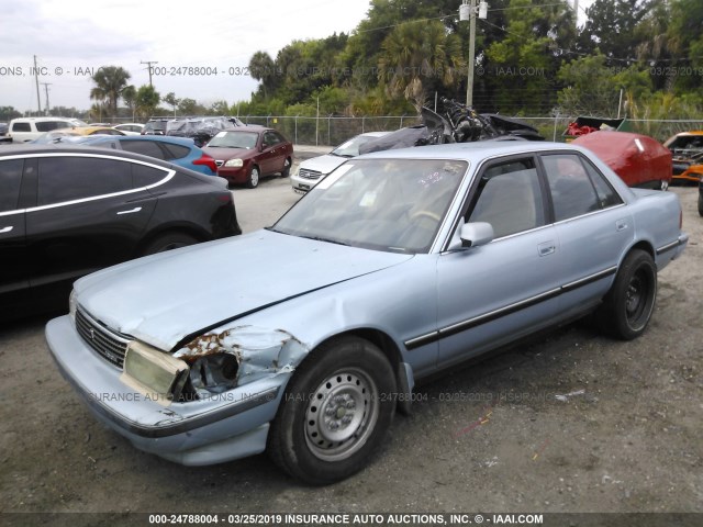 JT2MX83E9L0040688 - 1990 TOYOTA CRESSIDA LUXURY BLUE photo 2