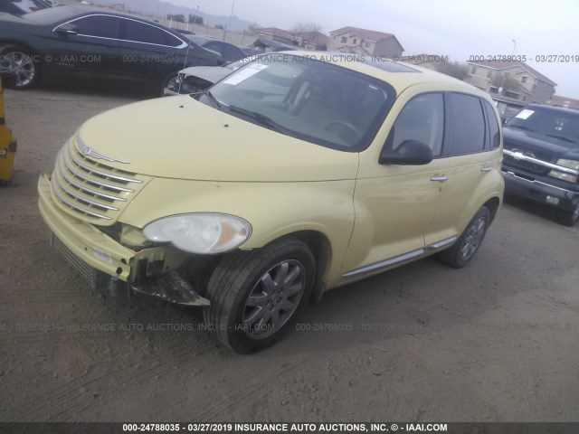 3A8FY68897T618858 - 2007 CHRYSLER PT CRUISER LIMITED YELLOW photo 2