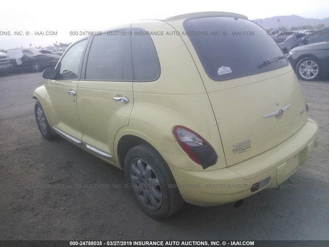 3A8FY68897T618858 - 2007 CHRYSLER PT CRUISER LIMITED YELLOW photo 3