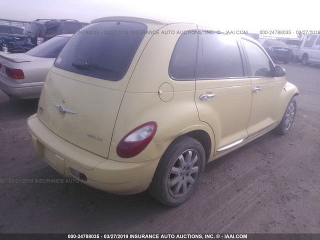 3A8FY68897T618858 - 2007 CHRYSLER PT CRUISER LIMITED YELLOW photo 4