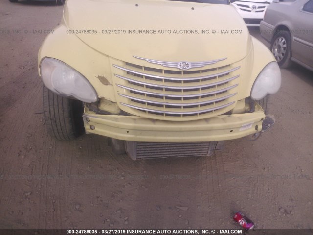 3A8FY68897T618858 - 2007 CHRYSLER PT CRUISER LIMITED YELLOW photo 6