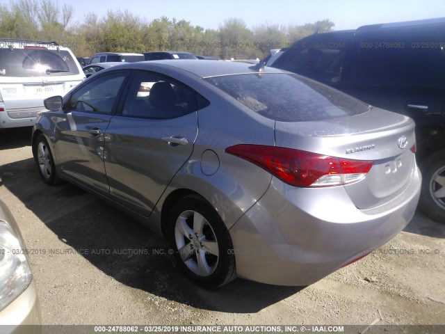 KMHDH4AE4DU575689 - 2013 HYUNDAI ELANTRA GLS/LIMITED GRAY photo 3