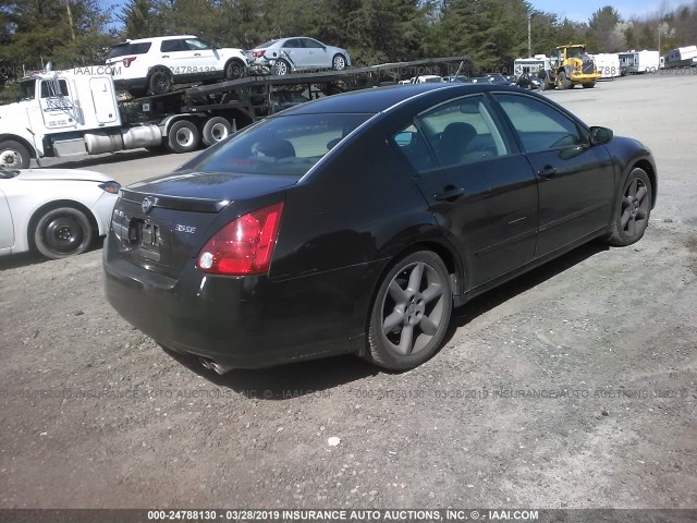 1N4BA41E86C849118 - 2006 NISSAN MAXIMA SE/SL BLACK photo 4