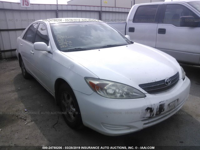 4T1BE30K24U349006 - 2004 TOYOTA CAMRY LE/XLE/SE WHITE photo 1