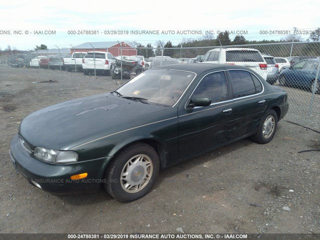 JNKAY21D9VM401636 - 1997 INFINITI J30 GREEN photo 2