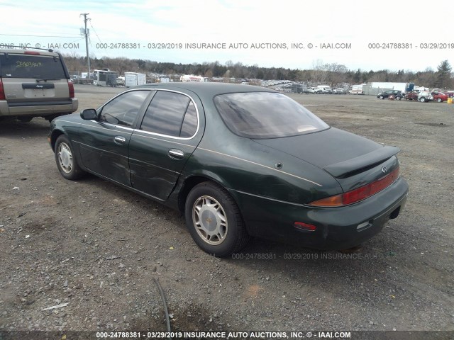 JNKAY21D9VM401636 - 1997 INFINITI J30 GREEN photo 3