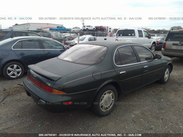 JNKAY21D9VM401636 - 1997 INFINITI J30 GREEN photo 4