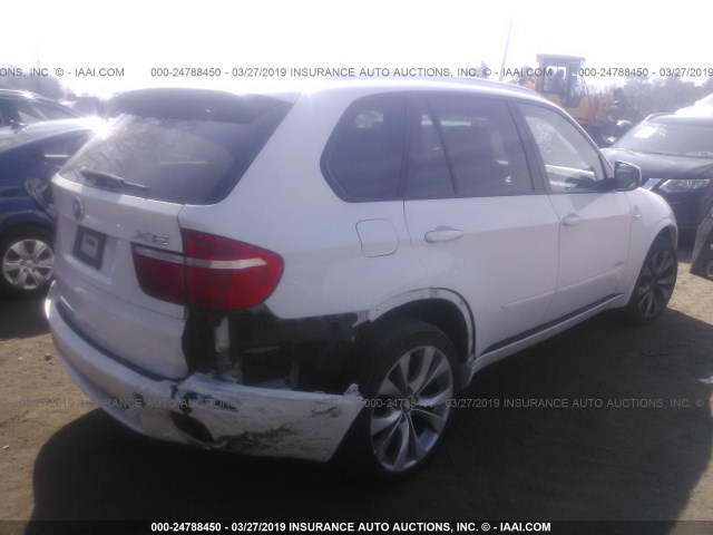 5UXFE83529L308492 - 2009 BMW X5 XDRIVE48I WHITE photo 4