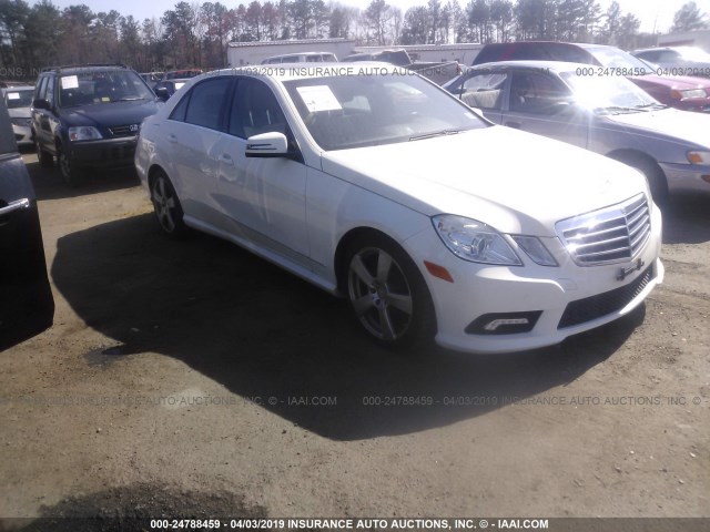 WDDHF8HB9BA429842 - 2011 MERCEDES-BENZ E 350 4MATIC WHITE photo 1