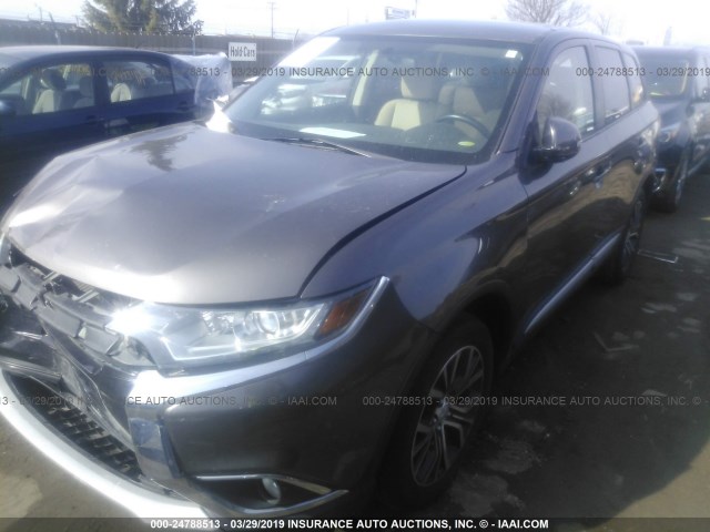 JA4AZ3A37GZ022873 - 2016 MITSUBISHI OUTLANDER SE/SEL BROWN photo 2