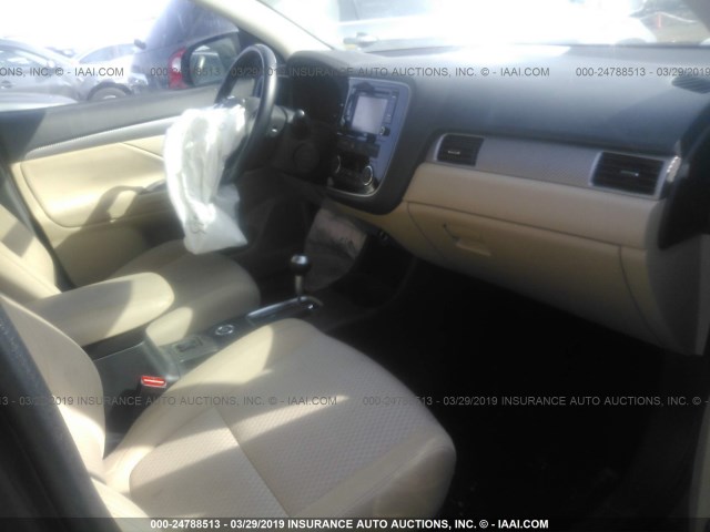 JA4AZ3A37GZ022873 - 2016 MITSUBISHI OUTLANDER SE/SEL BROWN photo 5