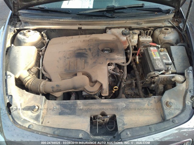1G1ZC5E00CF274815 - 2012 CHEVROLET MALIBU 1LT 灰色 照片 10