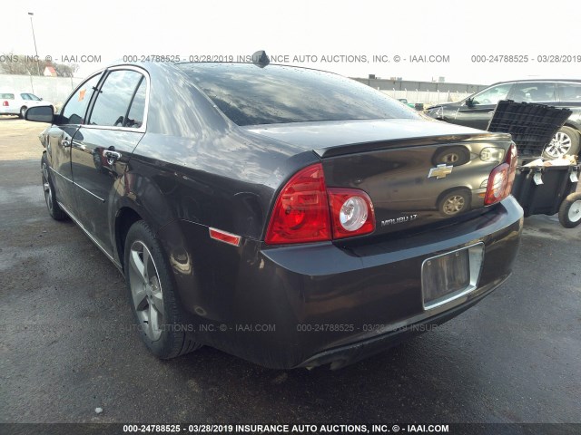 1G1ZC5E00CF274815 - 2012 CHEVROLET MALIBU 1LT 灰色 照片 3