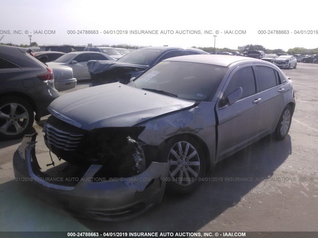 1C3CCBBB0EN136822 - 2014 CHRYSLER 200 TOURING SILVER photo 2