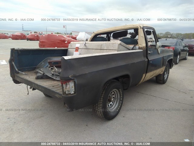 1GCGC24MXES176905 - 1984 CHEVROLET C20 BROWN photo 4