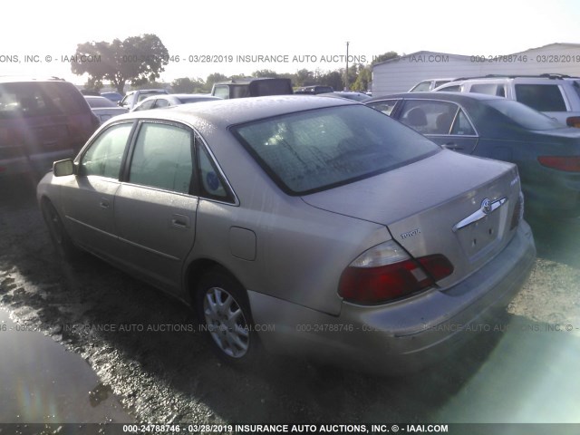 4T1BF28B24U357232 - 2004 TOYOTA AVALON XL/XLS GOLD photo 3