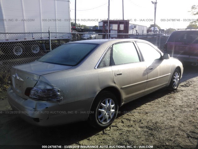 4T1BF28B24U357232 - 2004 TOYOTA AVALON XL/XLS GOLD photo 4