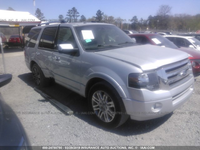 1FMJU1K55DEF11179 - 2013 FORD EXPEDITION LIMITED SILVER photo 1