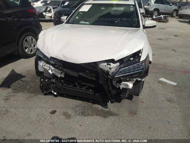 19UUB1F53FA027234 - 2015 ACURA TLX TECH WHITE photo 6