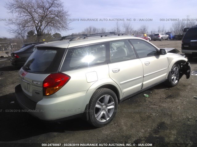 4S4BP86C754349060 - 2005 SUBARU LEGACY OUTBACK H6 R LL BEAN GREEN photo 4