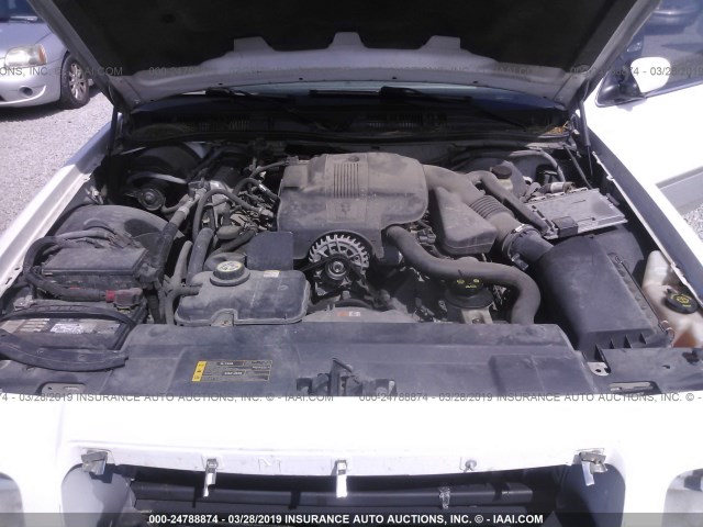 2MEFM75V67X615383 - 2007 MERCURY GRAND MARQUIS  WHITE photo 10