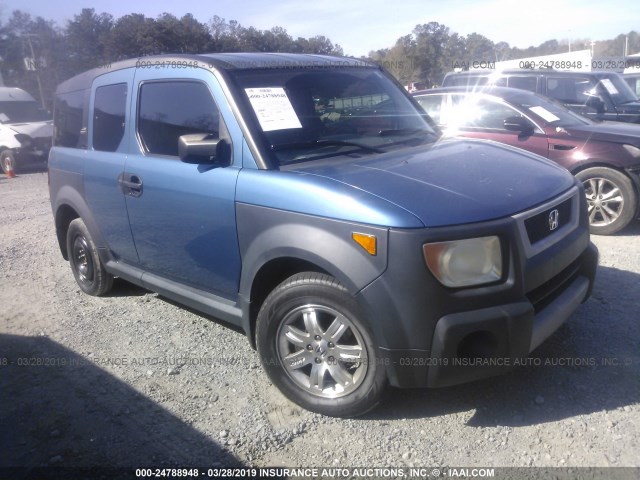 5J6YH18656L015265 - 2006 HONDA ELEMENT EX BLUE photo 1