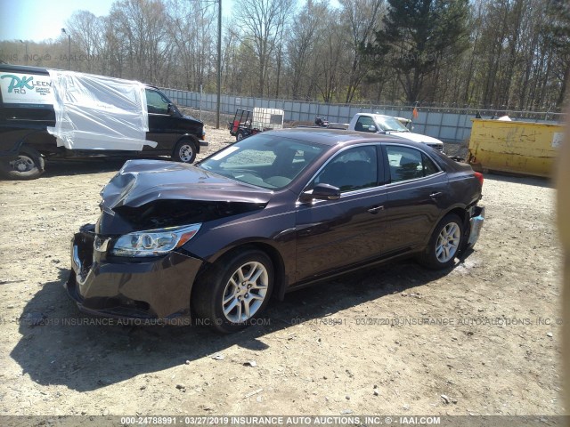 1G11C5SL0FF155811 - 2015 CHEVROLET MALIBU 1LT 紫色 照片 2