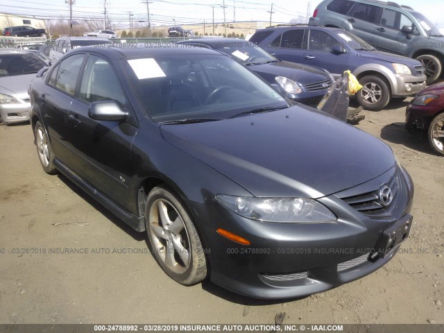 1YVHP84DX45N49038 - 2004 MAZDA 6 S GRAY photo 1