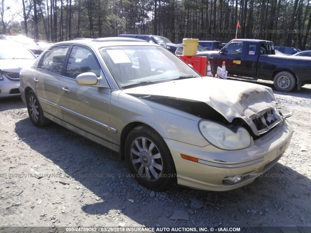 KMHWF35HX3A866629 - 2003 HYUNDAI SONATA GLS/LX GOLD photo 1