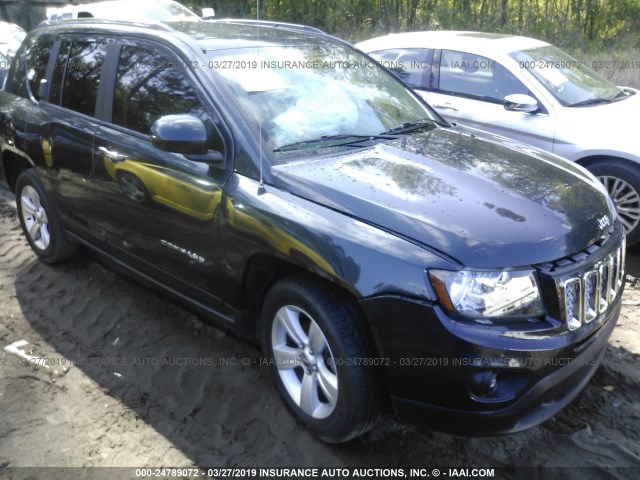 1C4NJCEB0ED691917 - 2014 JEEP COMPASS LATITUDE GRAY photo 1