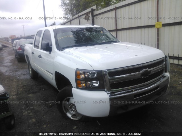 3GCEK23M69G150925 - 2009 CHEVROLET SILVERADO K1500 LT WHITE photo 1