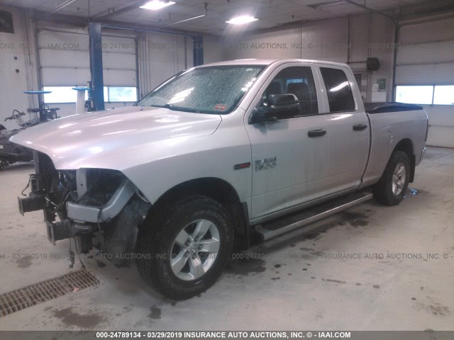 1C6RR7FM6FS655882 - 2015 RAM 1500 ST SILVER photo 2
