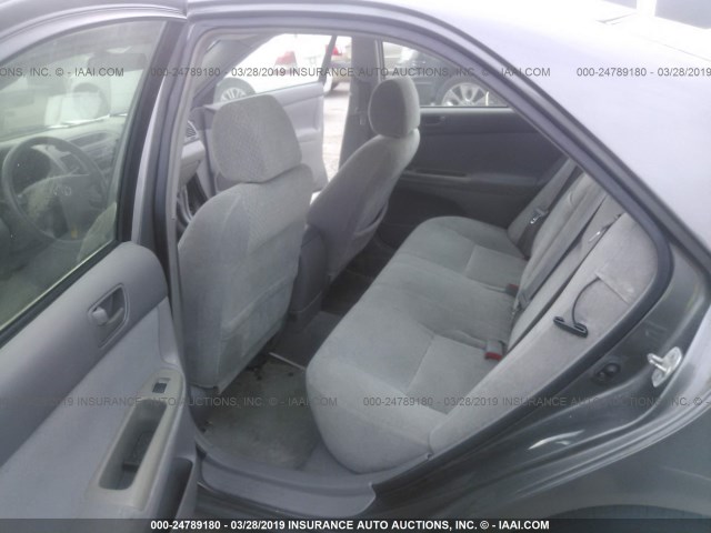 4T1BE32K73U648633 - 2003 TOYOTA CAMRY LE/XLE/SE GRAY photo 8
