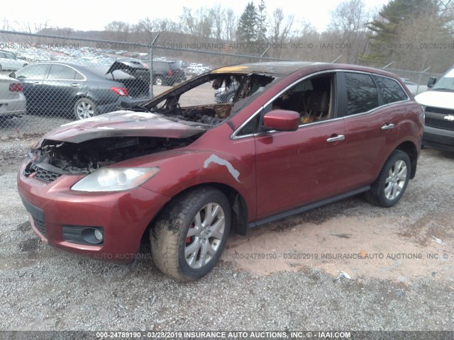 JM3ER293070155170 - 2007 MAZDA CX-7 RED photo 2