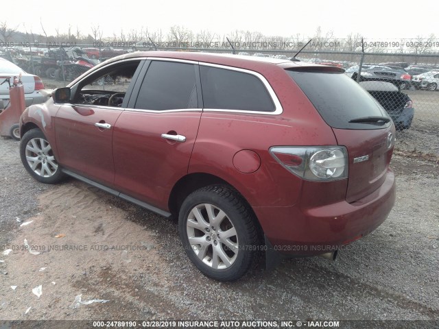 JM3ER293070155170 - 2007 MAZDA CX-7 RED photo 3