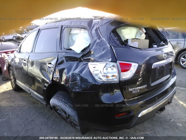 5N1AR2MN3DC612057 - 2013 NISSAN PATHFINDER S/SV/SL/PLATINUM BLACK photo 3