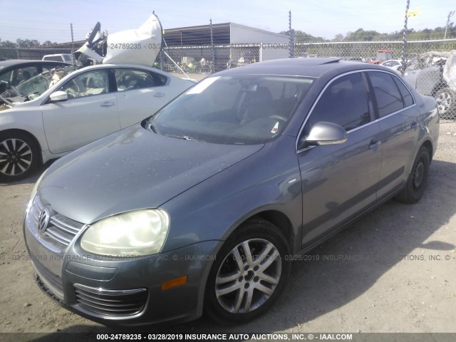 3VWEF71K87M119223 - 2007 VOLKSWAGEN JETTA WOLFSBURG GRAY photo 2