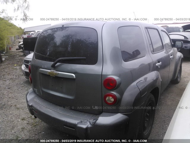 3GNDA13D37S598324 - 2007 CHEVROLET HHR LS Gris foto 4