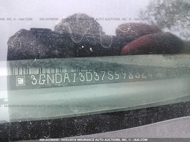 3GNDA13D37S598324 - 2007 CHEVROLET HHR LS Gris foto 9