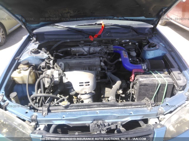 4T1BG22K1YU695202 - 2000 TOYOTA CAMRY CE/LE/XLE BLUE photo 10