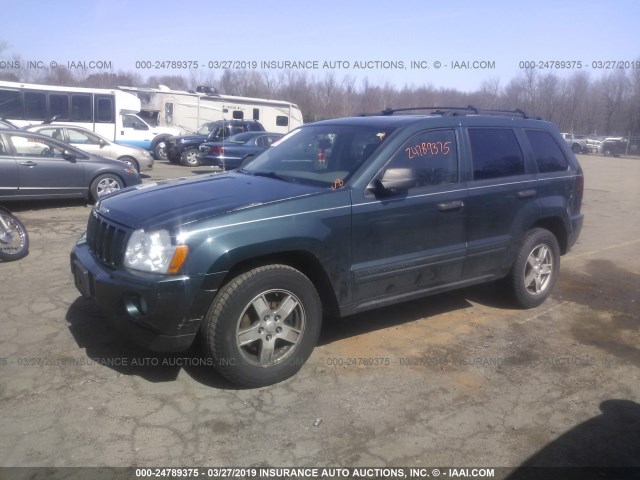 1J4GR48K75C527339 - 2005 JEEP GRAND CHEROKEE LAREDO/COLUMBIA/FREEDOM 绿色 照片 2