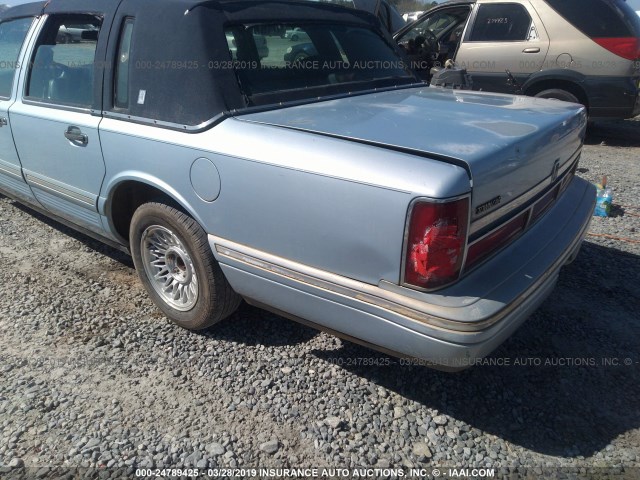 1LNLM81W0VY636683 - 1997 LINCOLN TOWN CAR EXECUTIVE BLUE photo 6