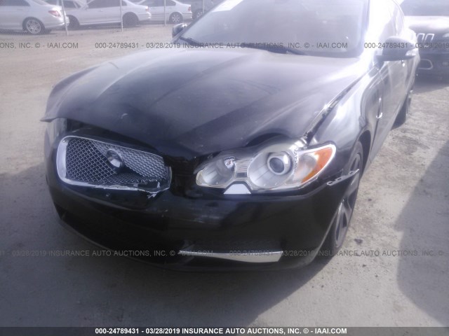 SAJWA05B19HR10046 - 2009 JAGUAR XF LUXURY BLACK photo 6