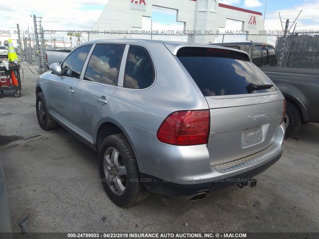 WP1AB29P64LA70373 - 2004 PORSCHE CAYENNE S SILVER photo 3