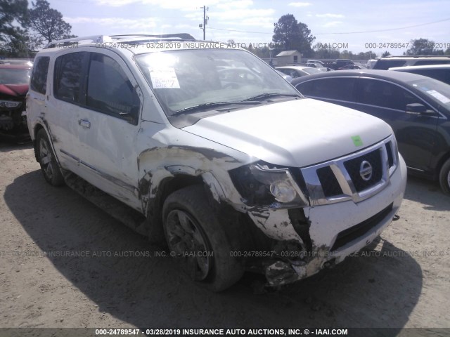 5N1BA0ND8AN620628 - 2010 NISSAN ARMADA SE/TITANIUM/PLATINUM WHITE photo 1