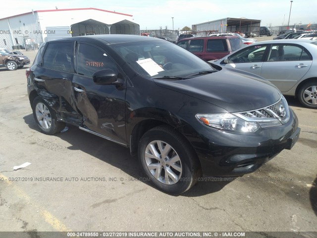 JN8AZ1MW8EW507963 - 2014 NISSAN Murano S/SL/SV/LE BLACK photo 1