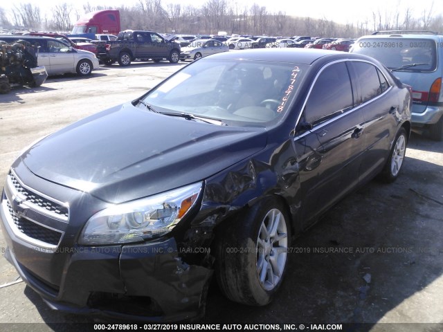 1G11C5SA0DF341232 - 2013 CHEVROLET MALIBU 1LT 黑色 照片 2