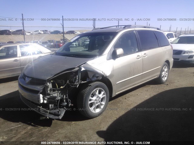 5TDZA22C04S112694 - 2004 TOYOTA SIENNA XLE/XLE LIMITED GOLD photo 2