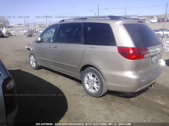 5TDZA22C04S112694 - 2004 TOYOTA SIENNA XLE/XLE LIMITED GOLD photo 3