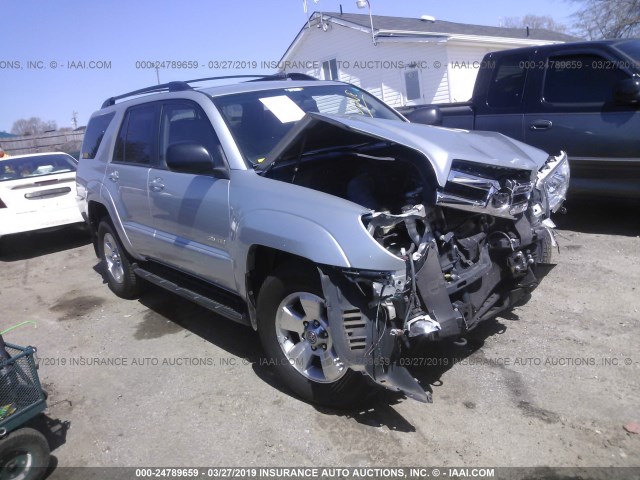 JTEBU14R758038311 - 2005 TOYOTA 4RUNNER SR5/SPORT SILVER photo 1